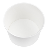Wholesale 16 oz Eco-Friendly White Ice Cream Paper Cups (114.6mm) - 500 ct